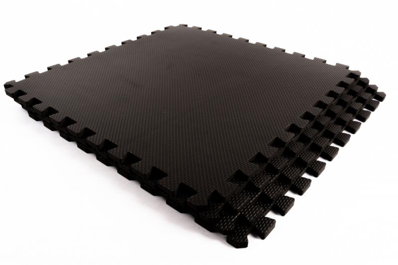 Sportinis putų grindų kilimėlis (4 vienetai, 60x60x1,2 cm)