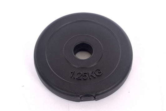 Vinilo svorio diskas barbelėms ir manteliams (plaketa) 1,25 kg (31,5 mm)