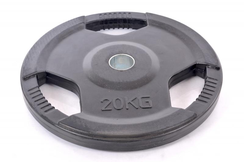 Olimpinis guminis svorio diskas 20 kg (50 mm)