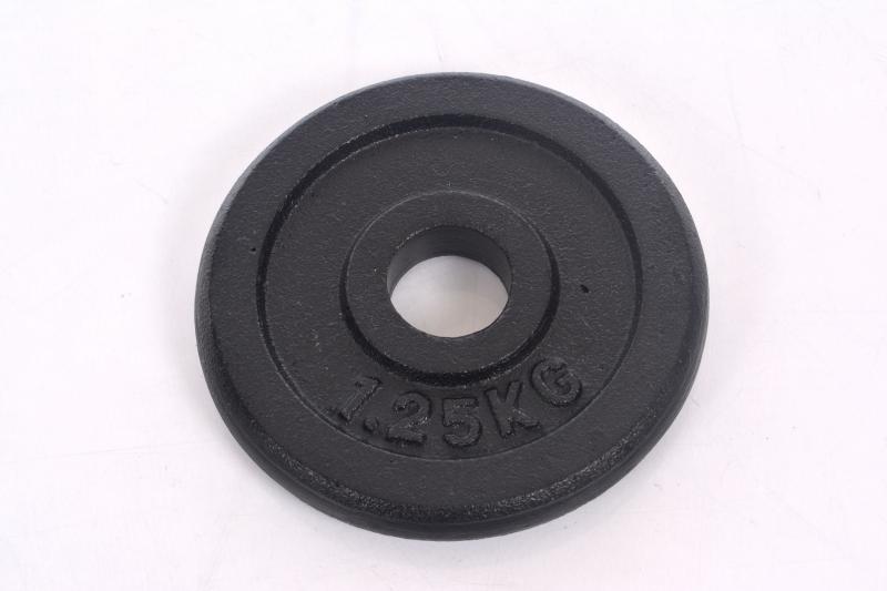 1,25 kg (31,5 mm) plieno svorio diskas barbelėms ir manteliams (plaketa)
