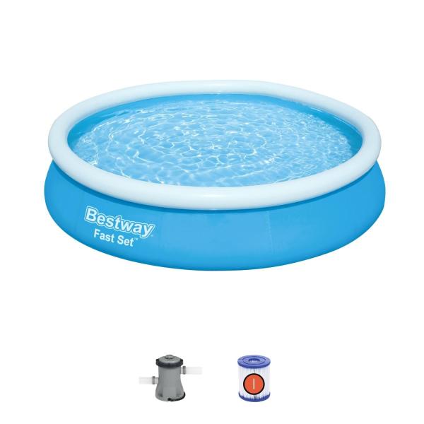 Bestway Fast Set 366x76 cm baseino rinkinys su filtro siurbliu (57274)