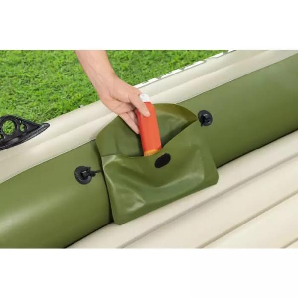4 vietų pripučiamasis laivas Bestway Voyager X4 Raft, 350x145x49 cm, 65156