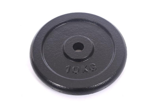 Geležies svorio diskas barbelėms ir manteliams (plaketa) 10 kg (31,5 mm)
