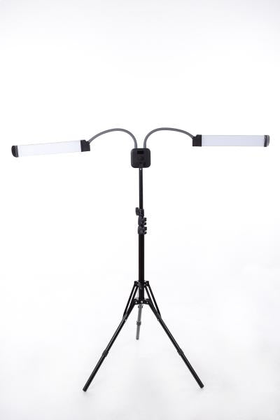 Dviejų pusių LED lempos fotografijai ir vaizdo įrašams (2x20W SH-LED-007)