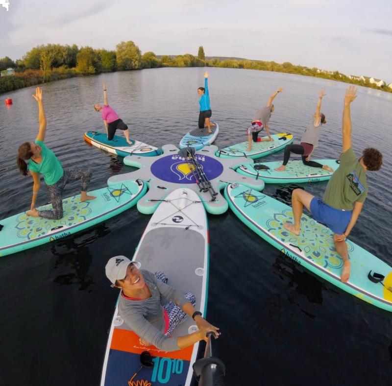 SUP plokščių doko stotis, Aqua Marina YOGA DOCK 9.6 BT-23YD