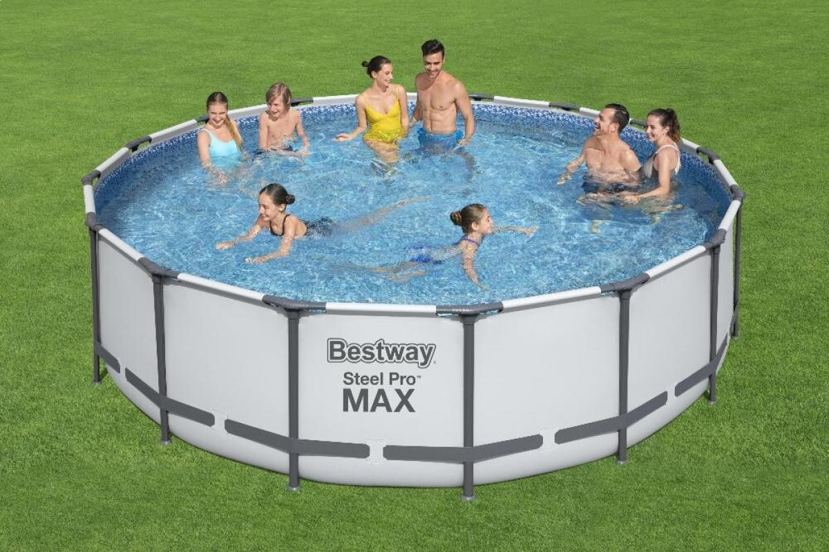 Bestway Steel Pro Max 549x122 cm rinkinys su filtro siurbliu ir priedomis (56462)