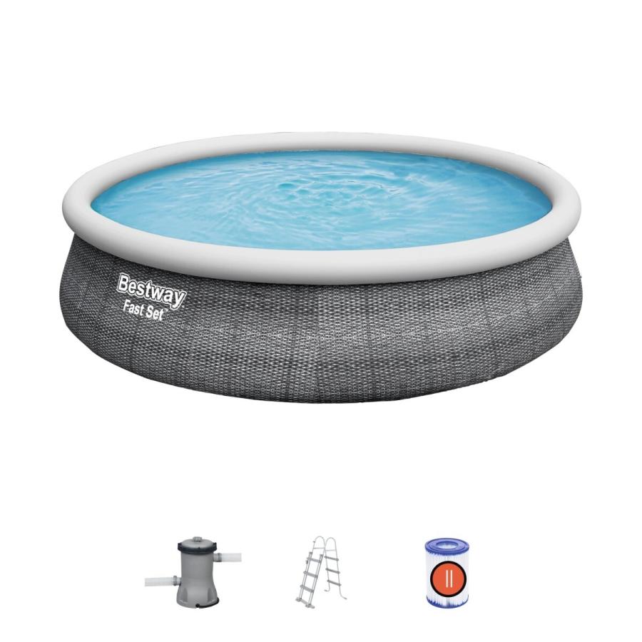 Bestway 57372 greitas 457x84 cm baseino rinkinys