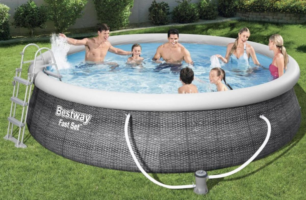 Bestway 57372 greitas 457x84 cm baseino rinkinys