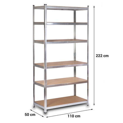 222 x 110 x 50 cm metalinė sandėlio lentelė Humberg HR-815