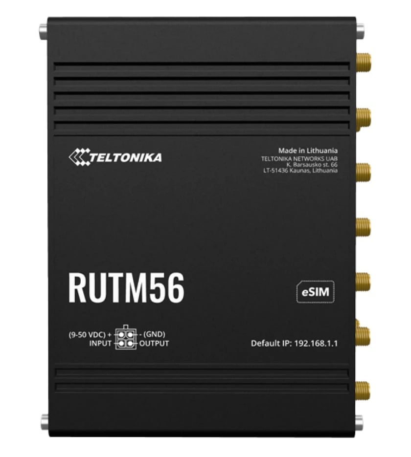 Maršrutizatorius 10 prievadų Teltonika RUTM56 DUAL 5/4G