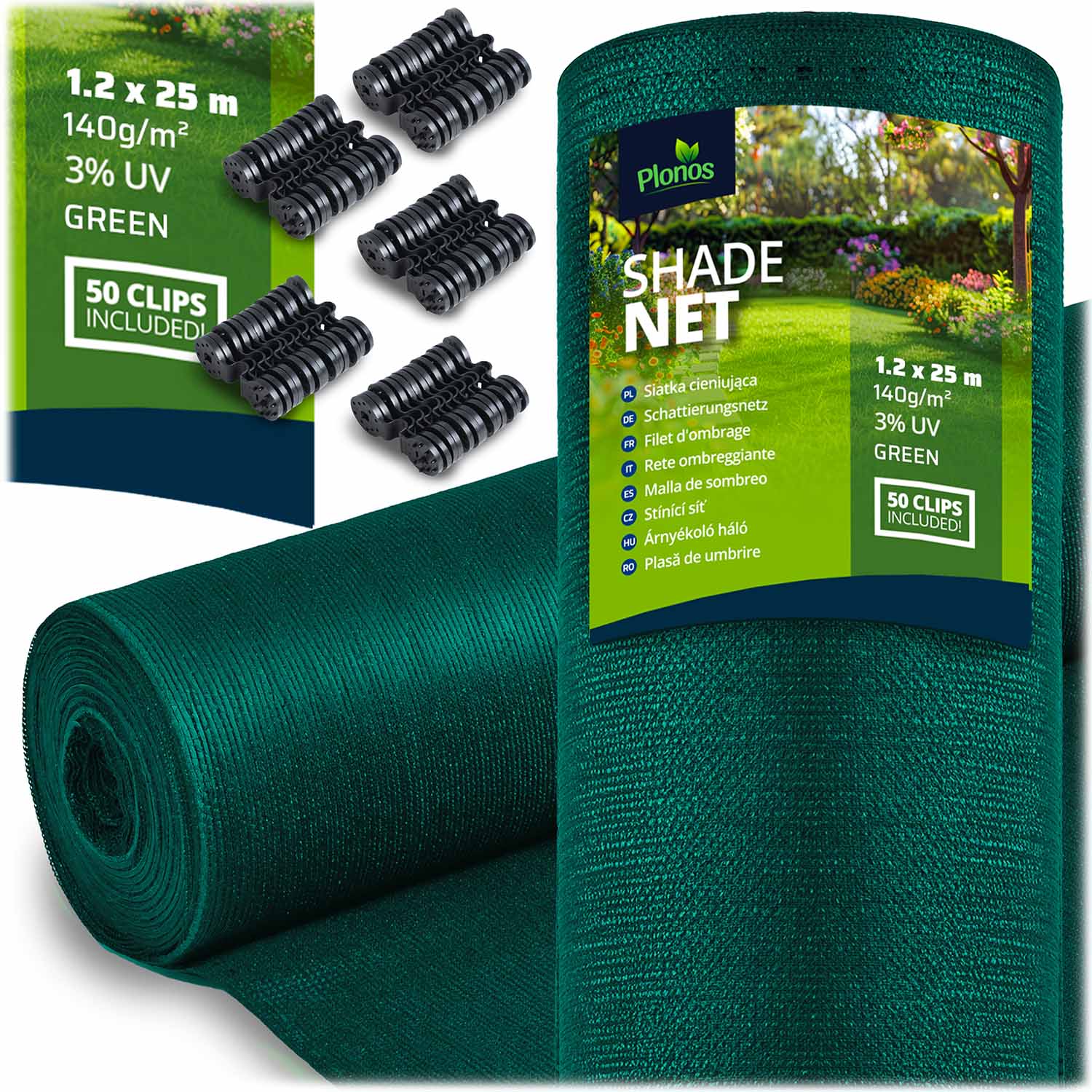 1,2x25 m 140 g/m2 + 50 žaliųjų užtaisų