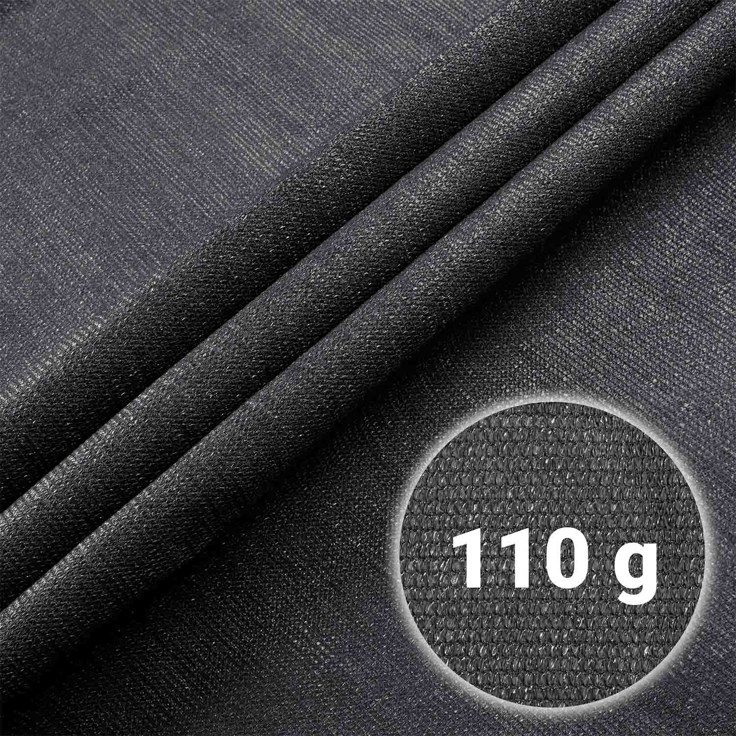 1,25 m × 50 m 110 g/m2 + 50 pilkojo juostos