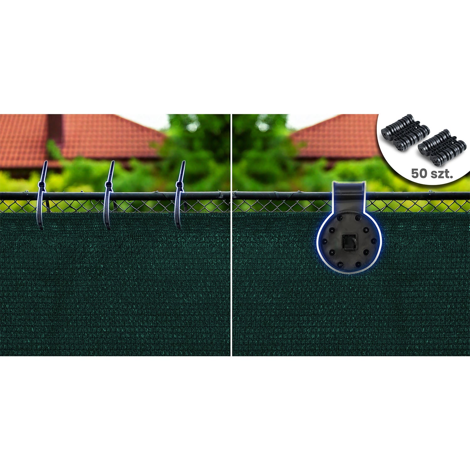 1,25 m × 50 m 110 g/m2 + 50 žalių užtaisų