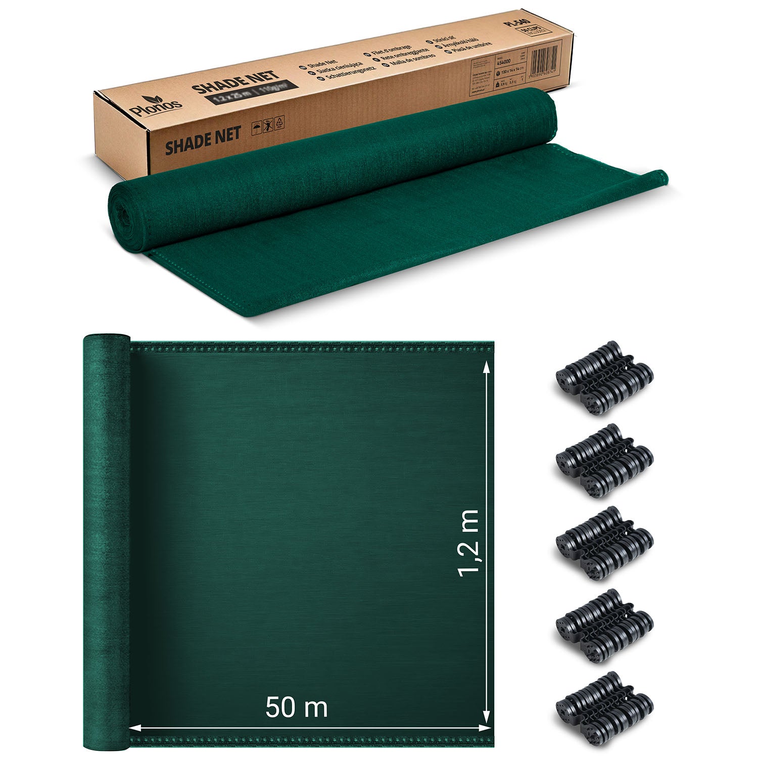 1,25 m × 50 m 110 g/m2 + 50 žalių užtaisų