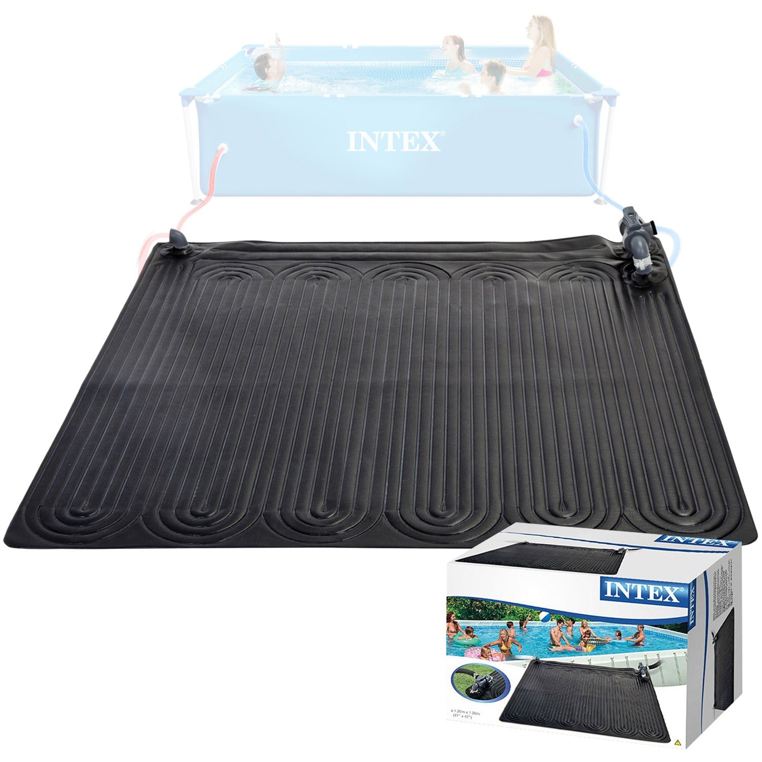 120 x 120 cm INTEX 28685 saulės vandens šildymo panelas