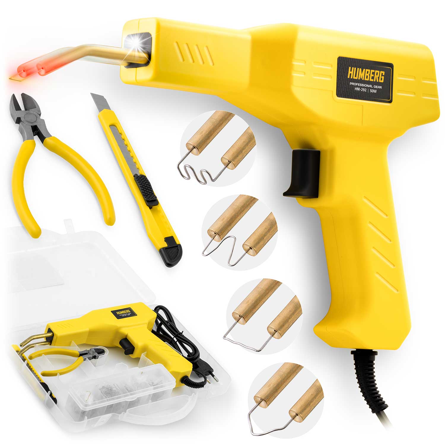 Plastikos suvirinimo mašina 50 W + 800 Humberg HM-292 spausdintuvai