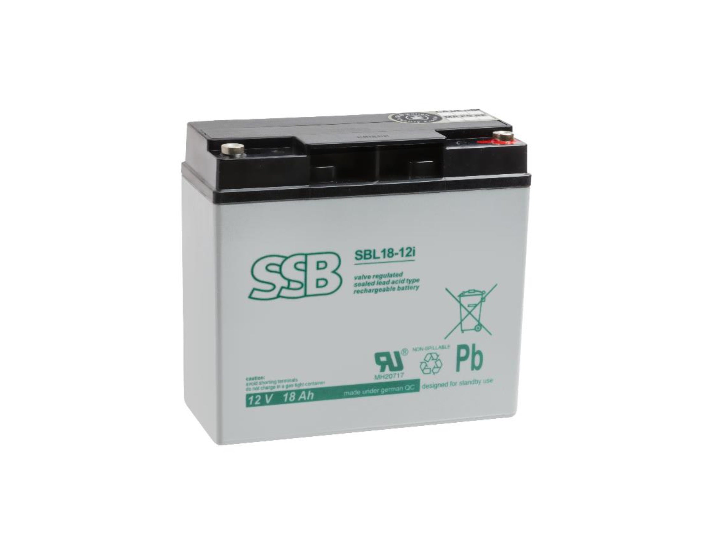 Akumuliatorius SSB SBL F13 (18Ah, 12V)
