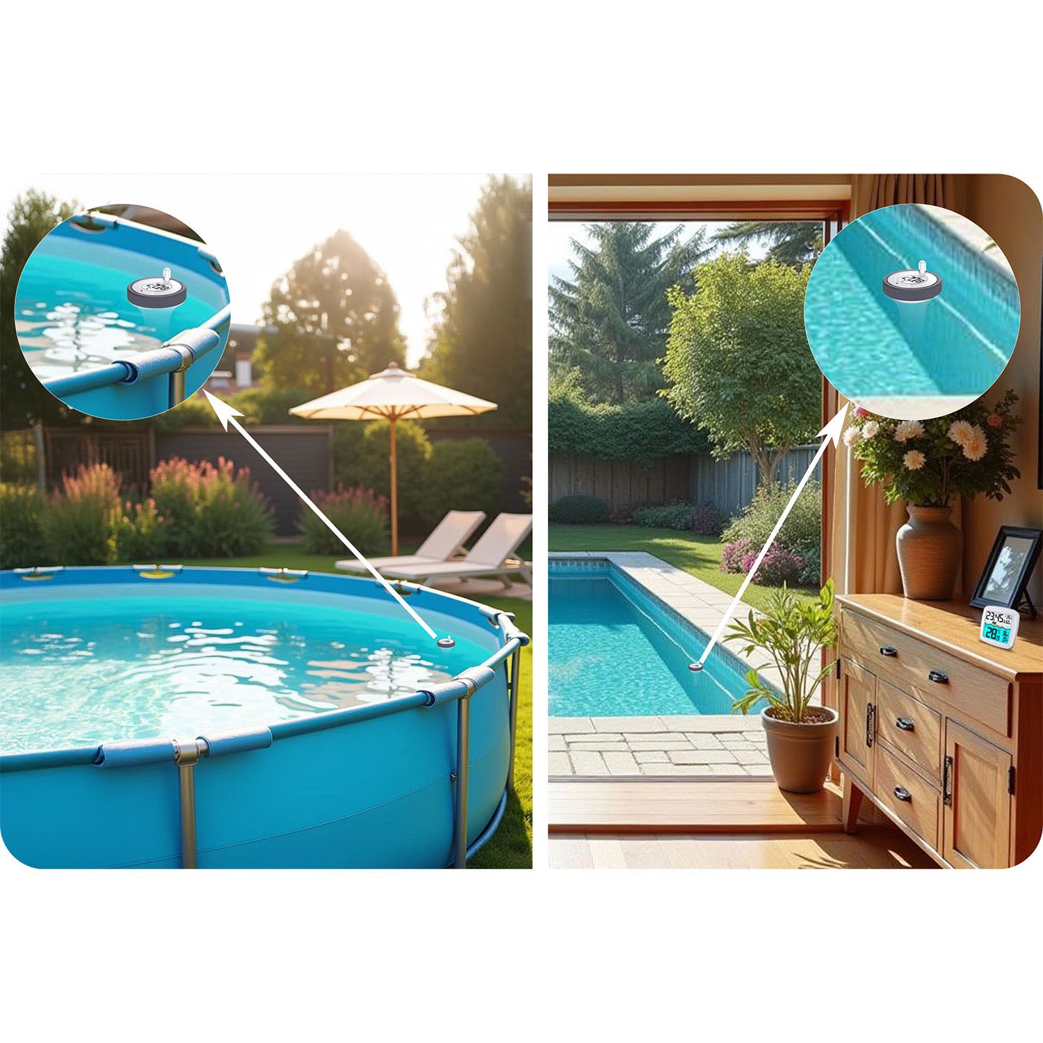 BD-913 baltos spalvos baseino jutiklio meteorologinė stotis