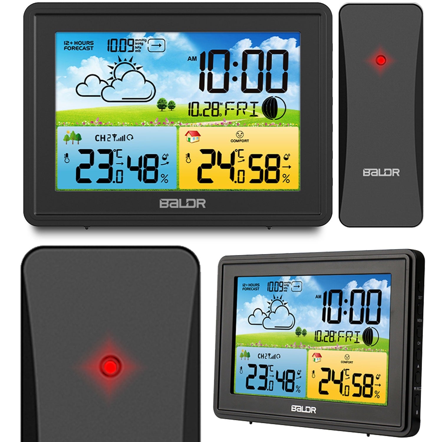 Metrodromo stotis su juodu BD-908 ekranu