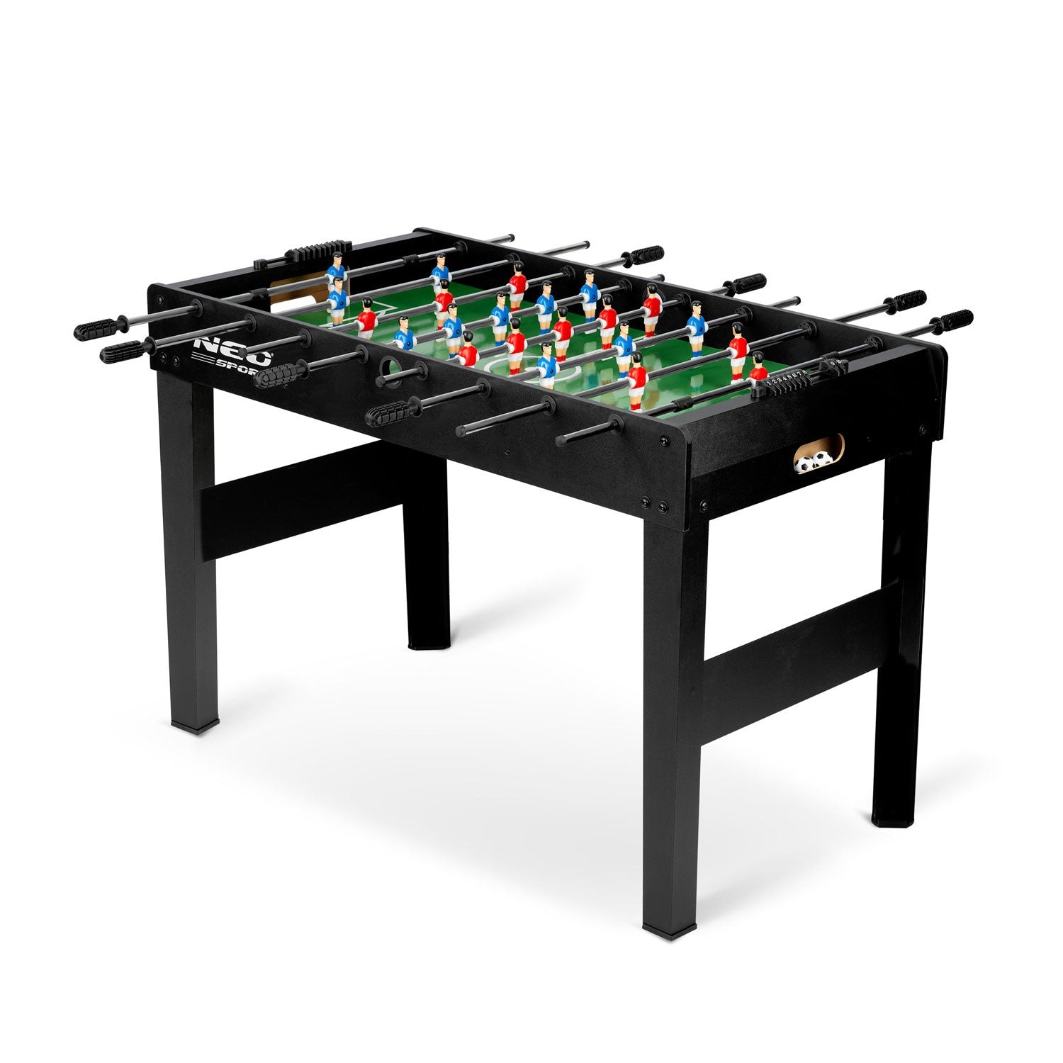 Neosport futbolo stalo 118x61x79 cm NS-805 juodas