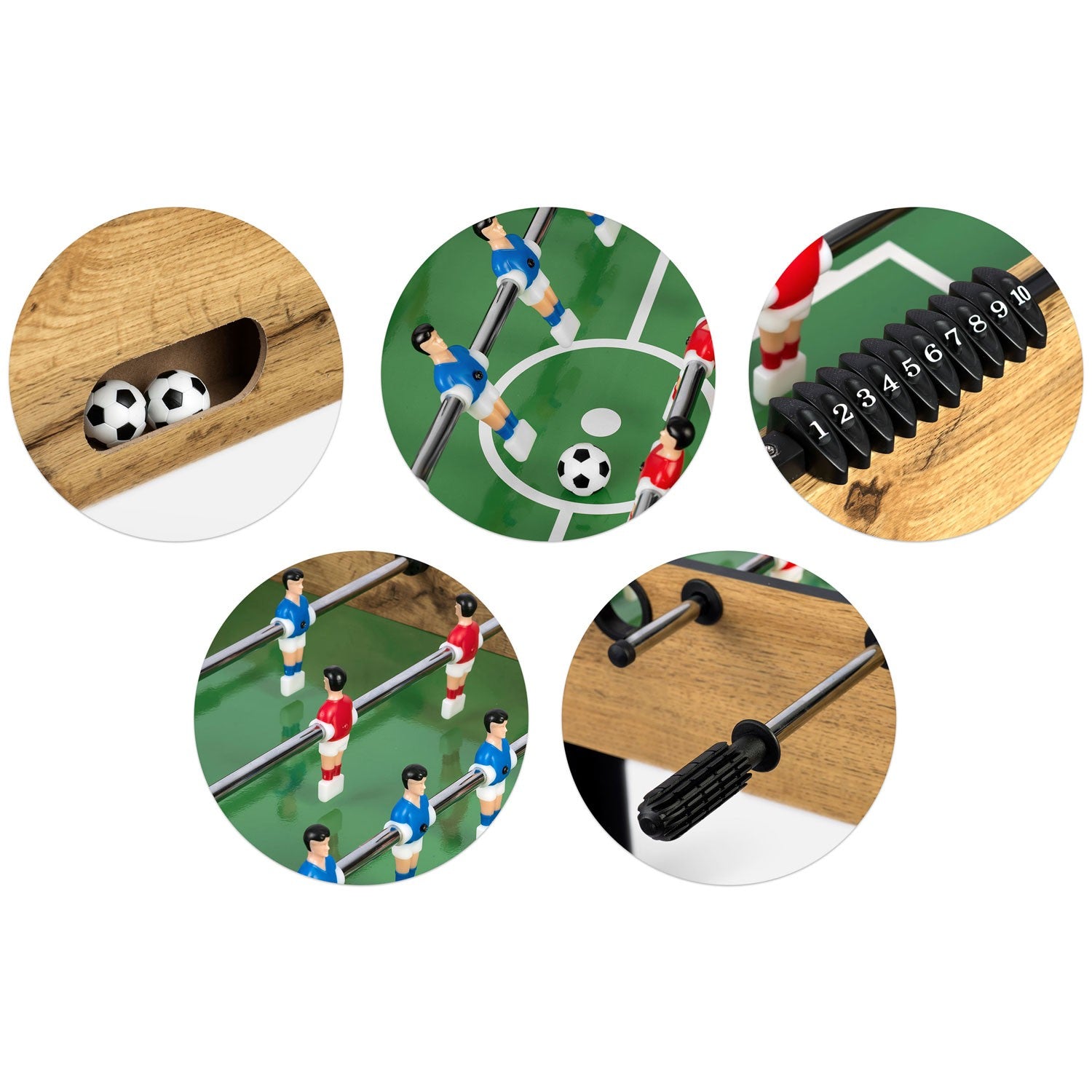 Neosport 118x61x79cm NS-805 medinis futbolo stalo