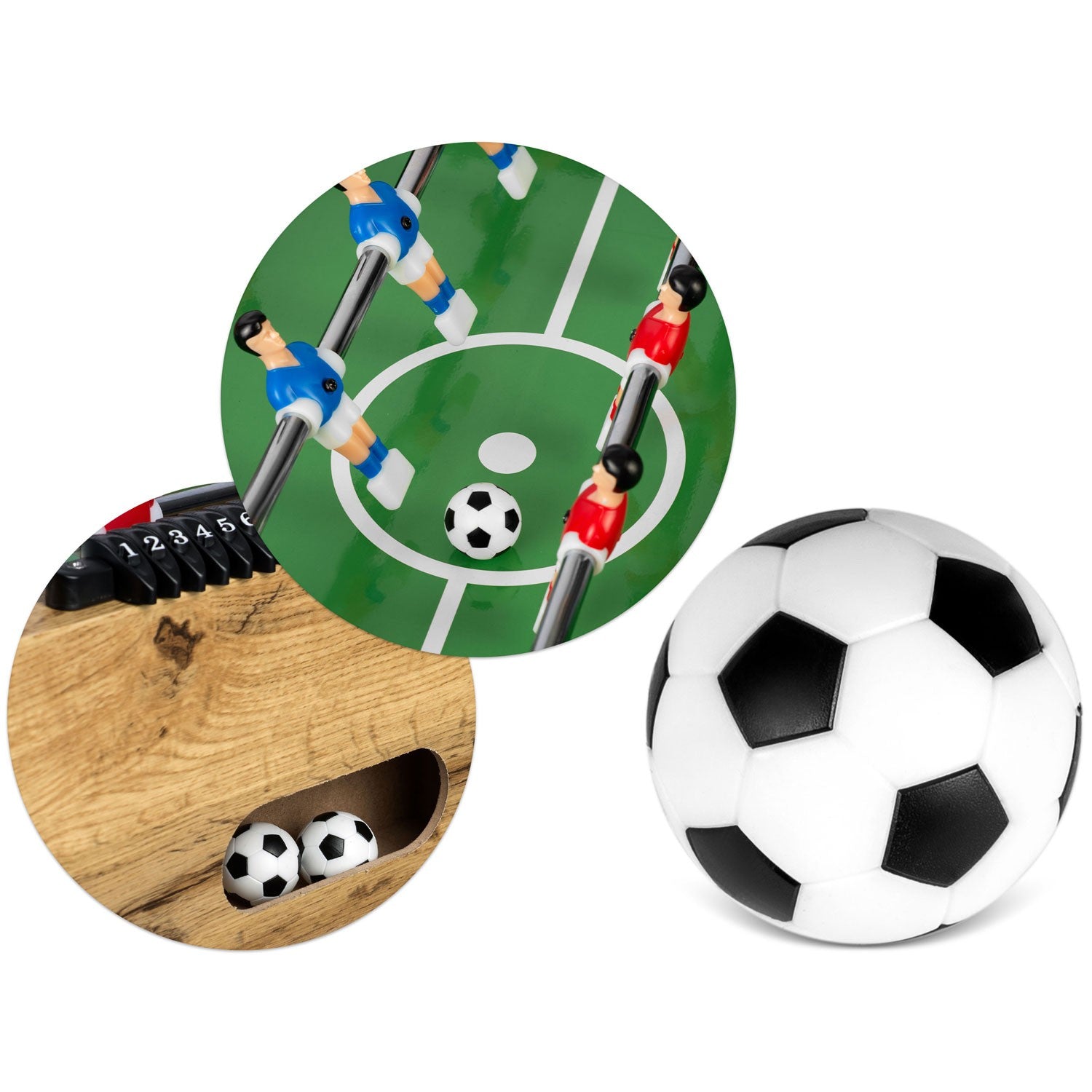 Neosport 118x61x79cm NS-805 medinis futbolo stalo