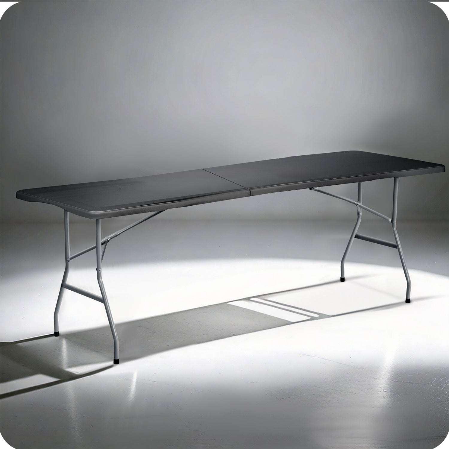 244 cm ilgio sulankstomas sodo stalas