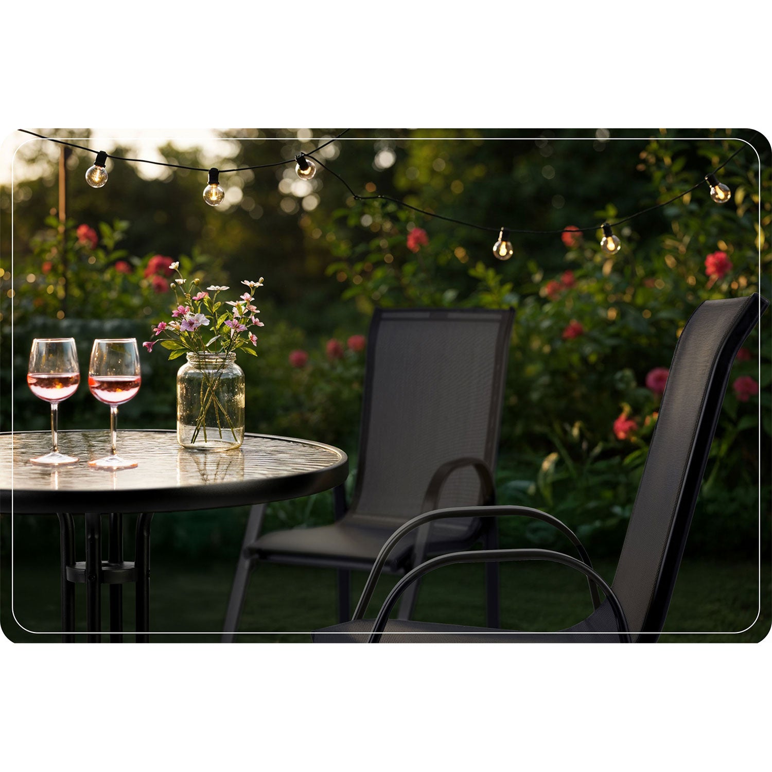 60 x 71 cm apvalios sodinės stalo Sofotel SO-981