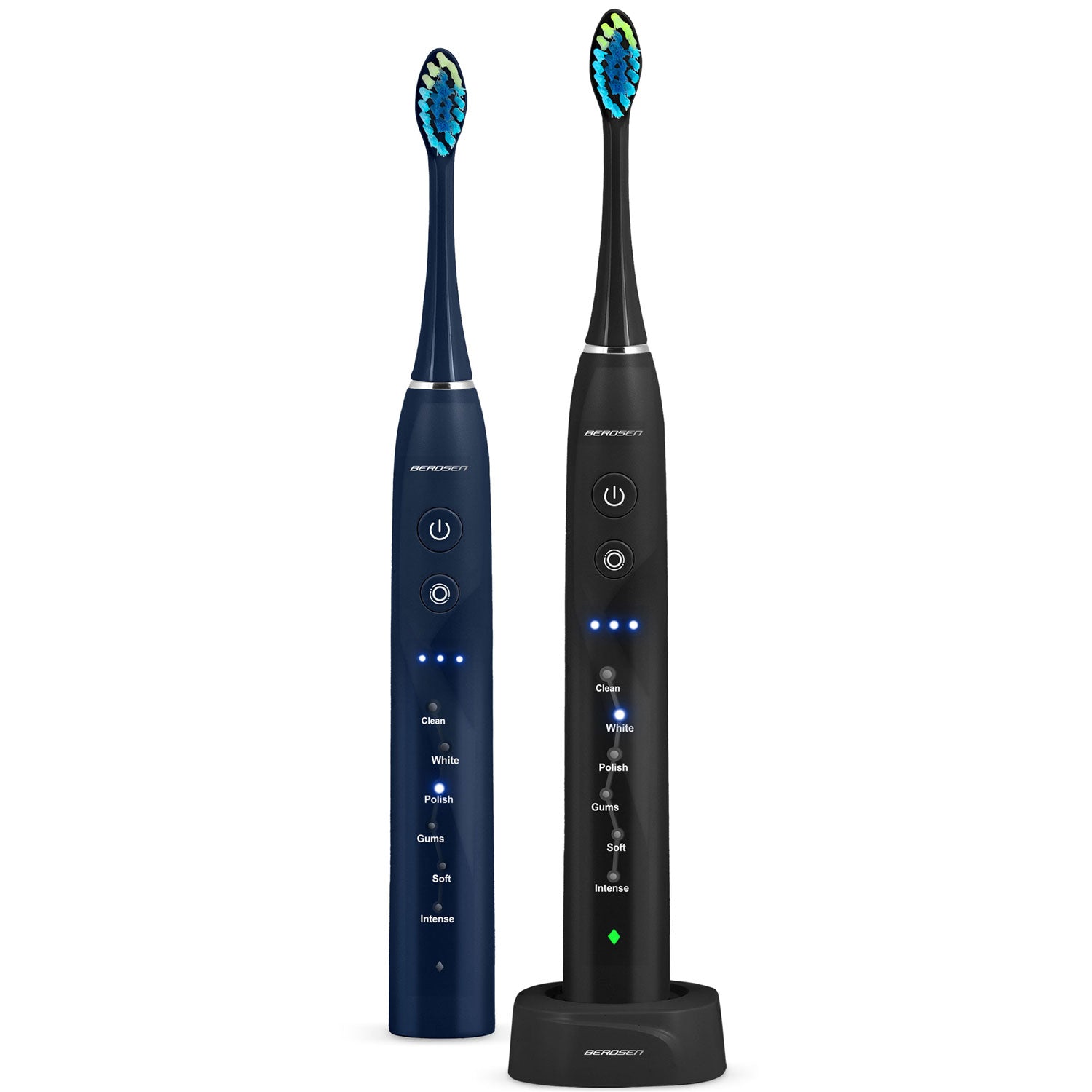 Soninis dantų šepetėlis, komplektas, 2 vienetai Berdsen Galaxy Duo