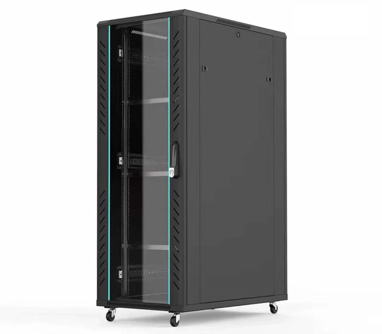 Komutacinė spinta 19'' pastatoma 37U 600x1000x1833 (nesurinkta, juoda)