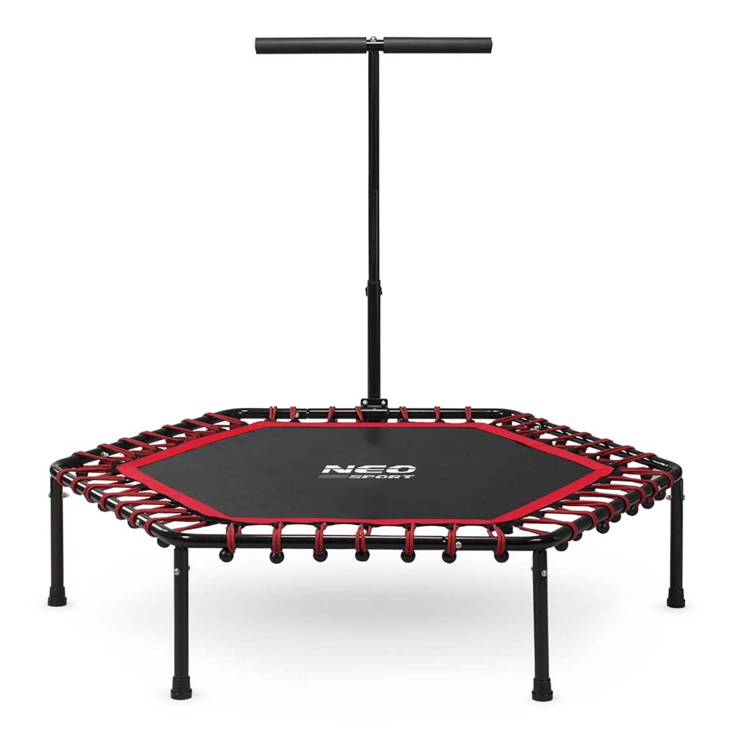Fitness Batutas Su 127 Cm Neo-Sport Rankine Šešiakampis Raudonas