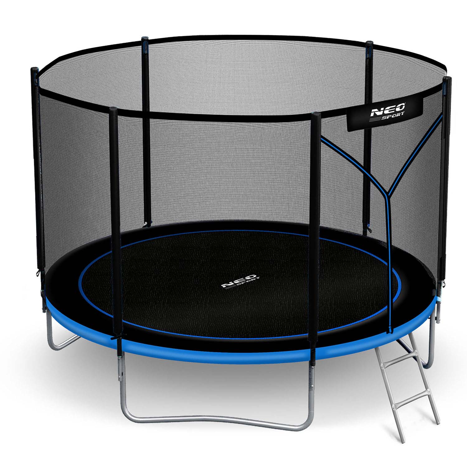 8ft/252cm sodo batutas su išorine tinkle ir Neo-Sport laiptais