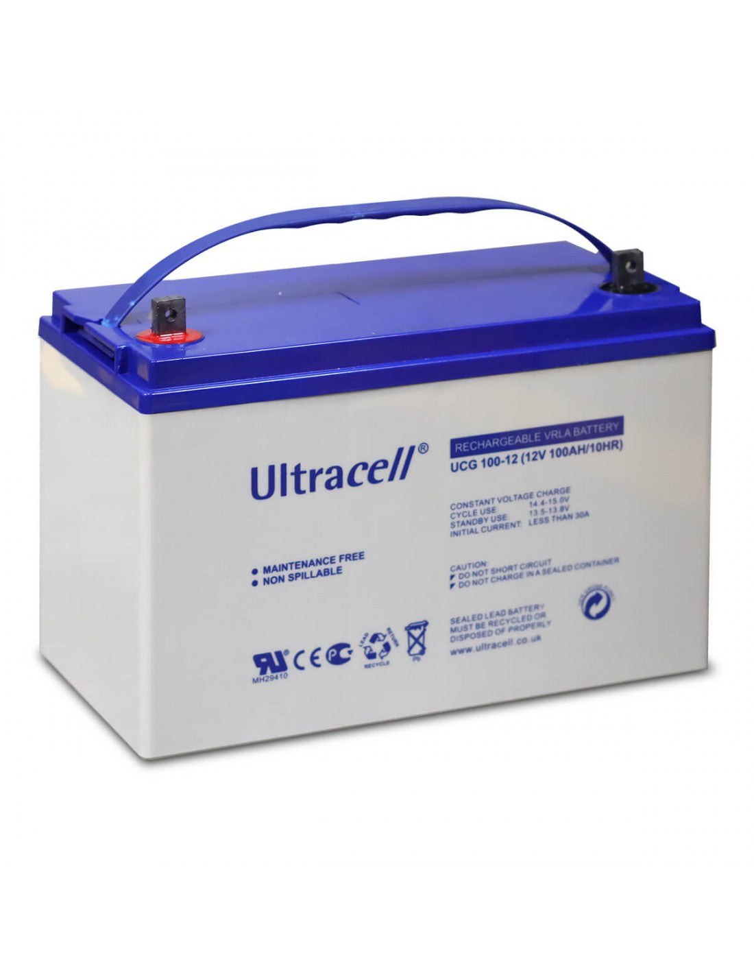 Akumuliatorius Ultracell UCG100-12 (100Ah, 12V, gelinis, gilaus iškrovimo)