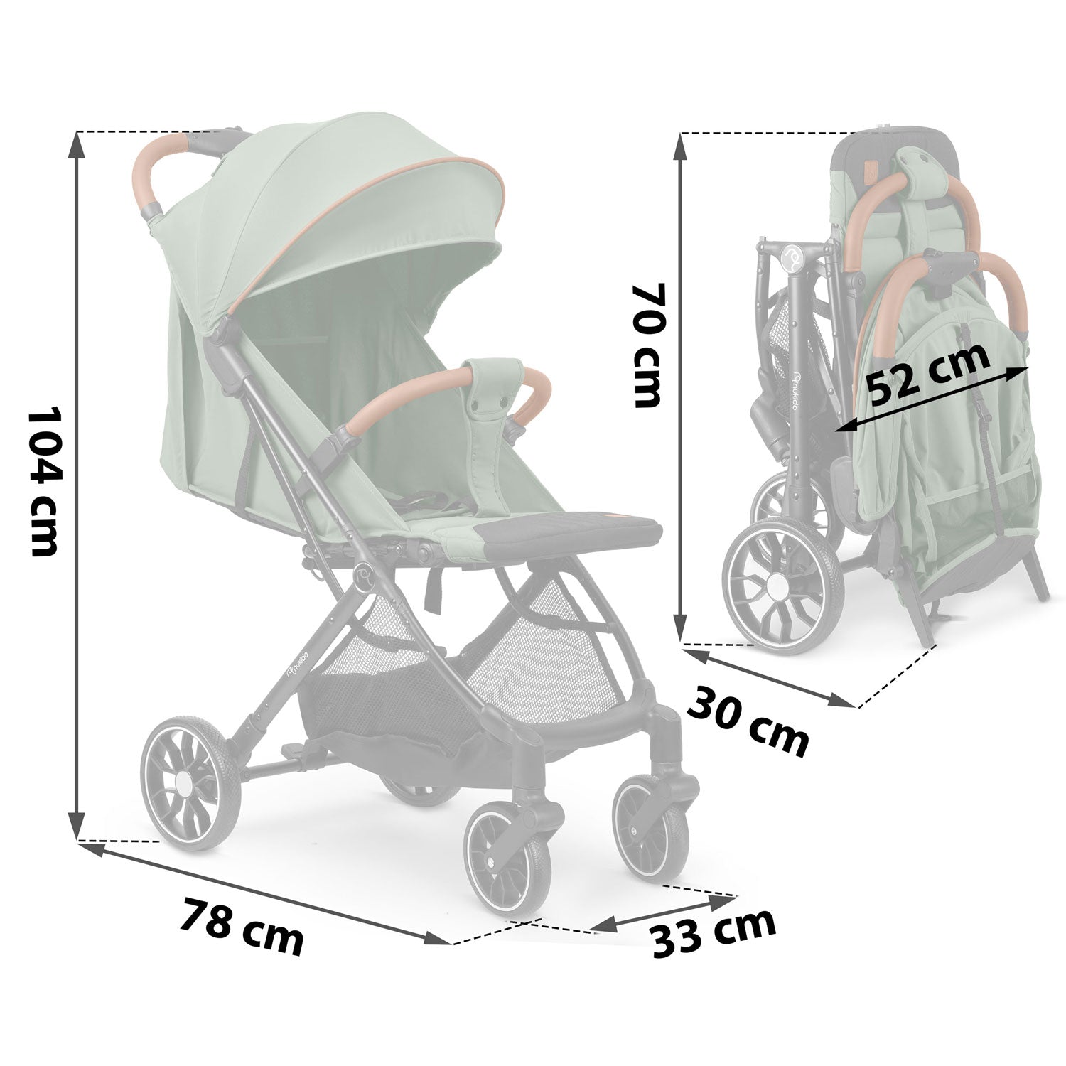 Paseo Nukido vaikiškas važiuoklė