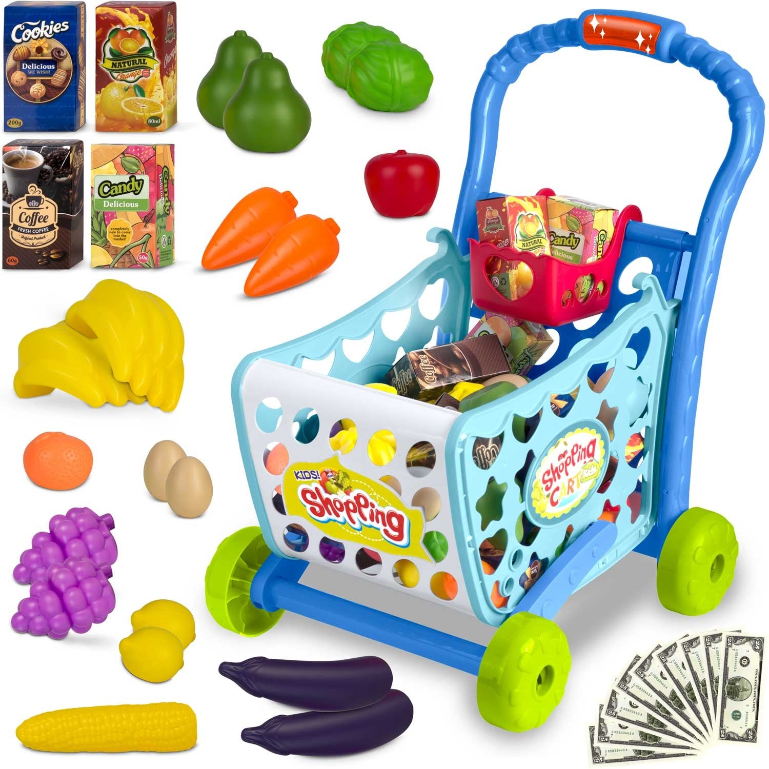 Ricokids 773400 mėlynos prekybos krepšelis