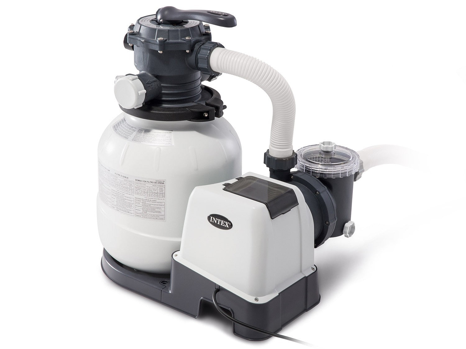 732 x 366 x 132 cm 9v1 strypai iš staklo INTEX 26364