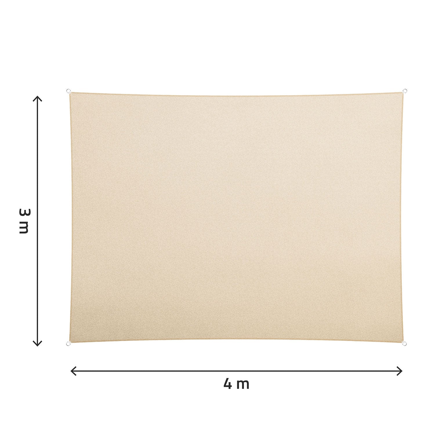 3x4m stačiakampiai saulės spinduliai Bežinis PL-885 plonas