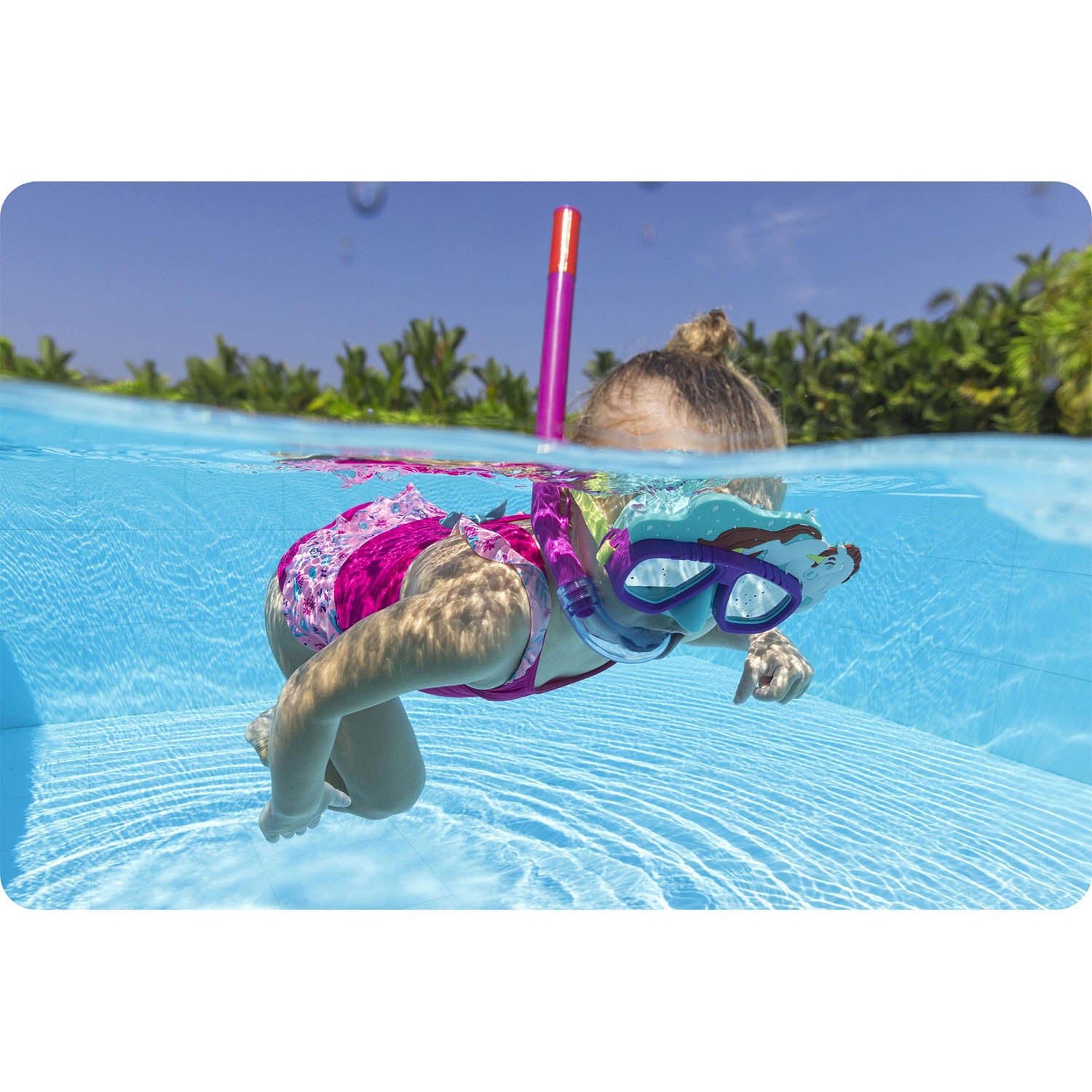 Bestway 24059 rožinis vaikų nardymo komplektas