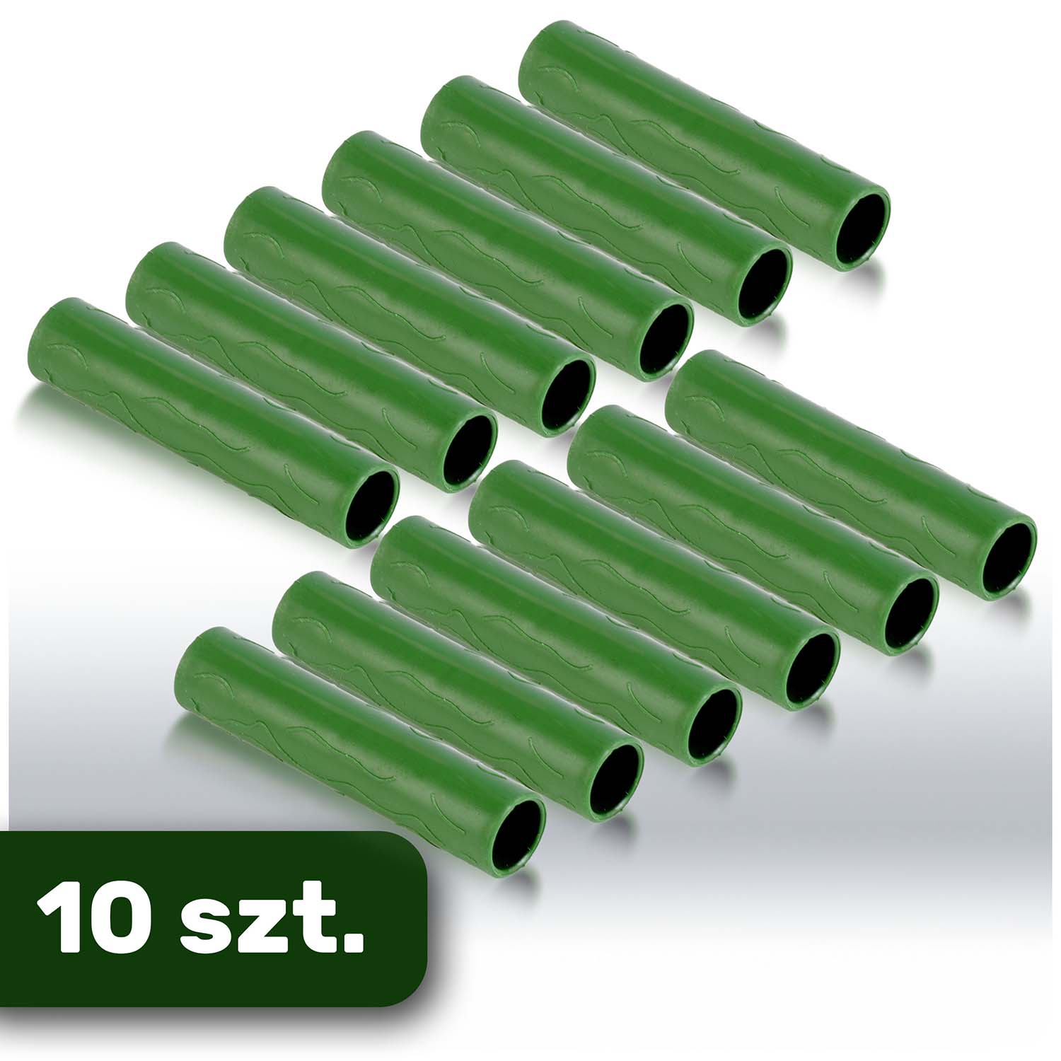 11 mm stiklo jungtys Plonos PL-941 žalias 10szt